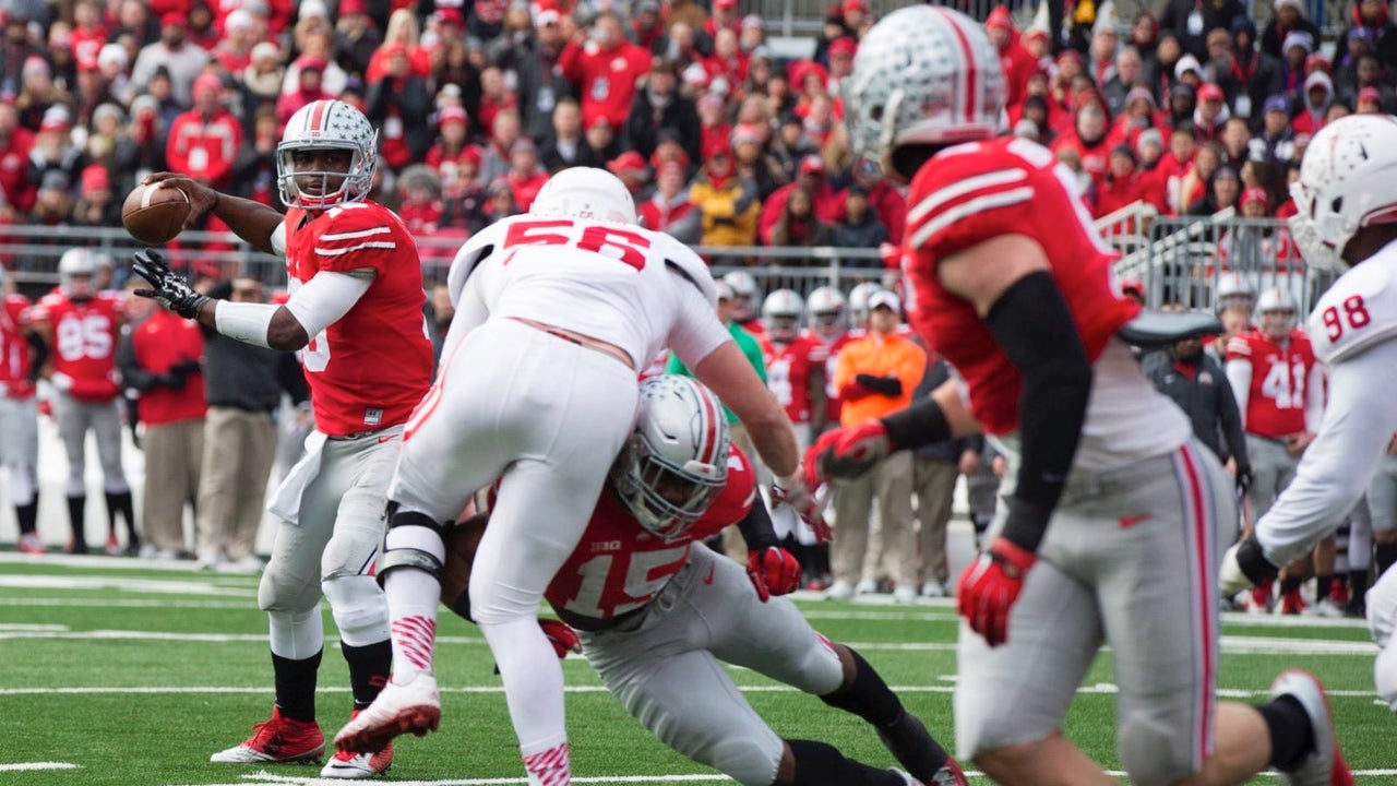 Buckeyes scoot past Indiana 42-27